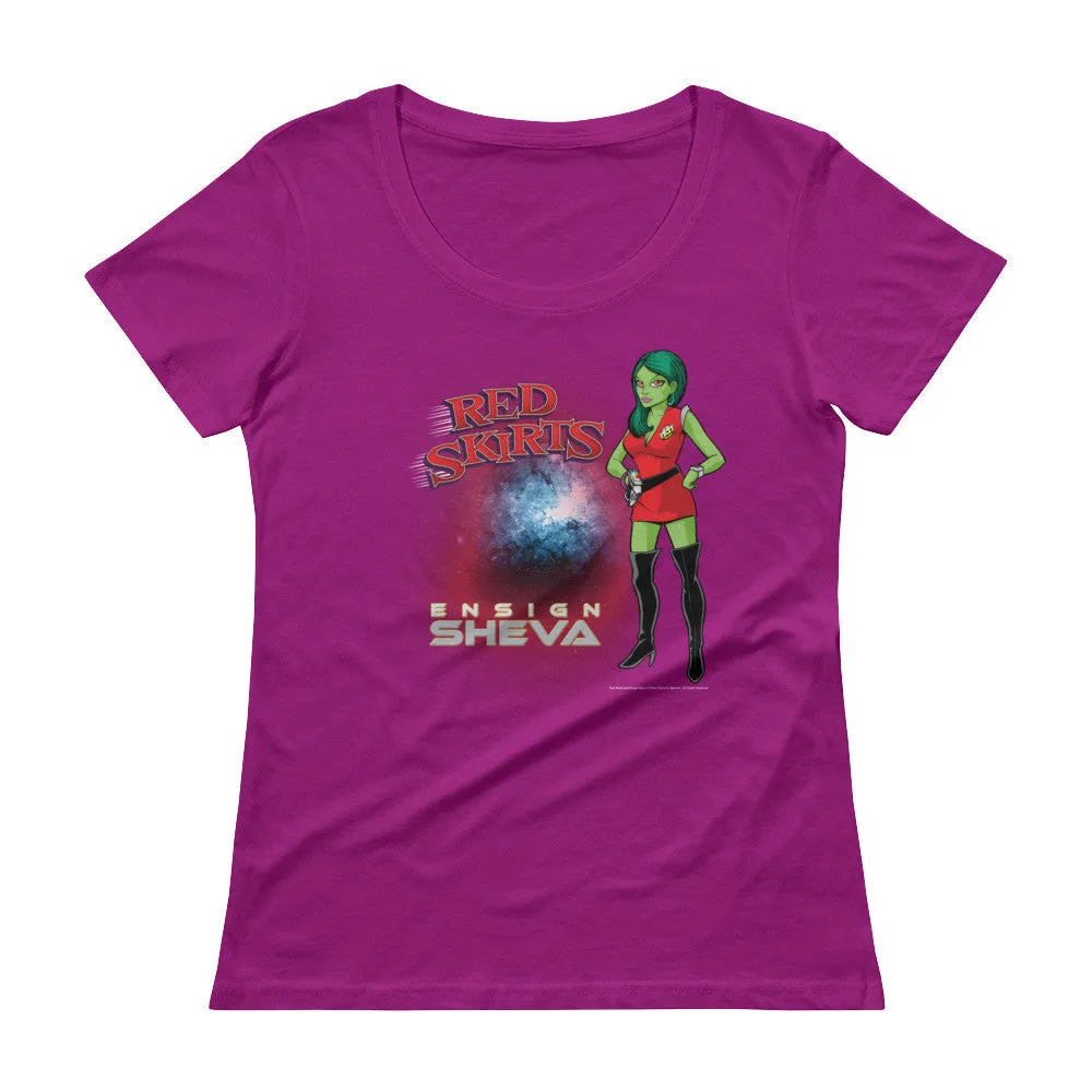 Red Skirts: Ensign Sheva Scoop Neck T-Shirt