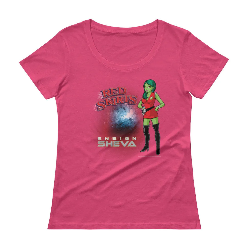 Red Skirts: Ensign Sheva Scoop Neck T-Shirt