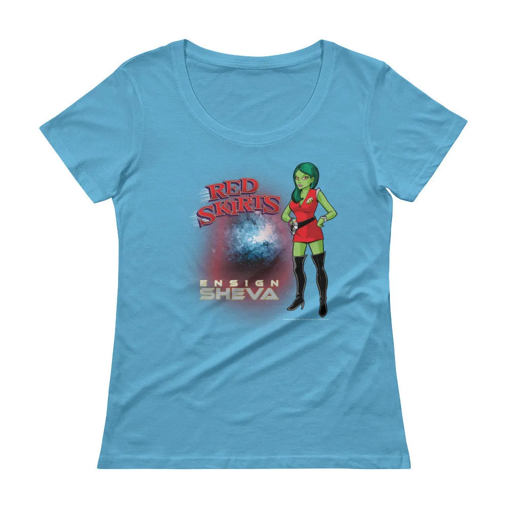 Red Skirts: Ensign Sheva Scoop Neck T-Shirt