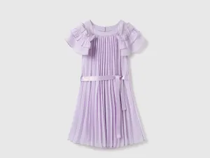 Regular Fit Round Neck Solid Dresses