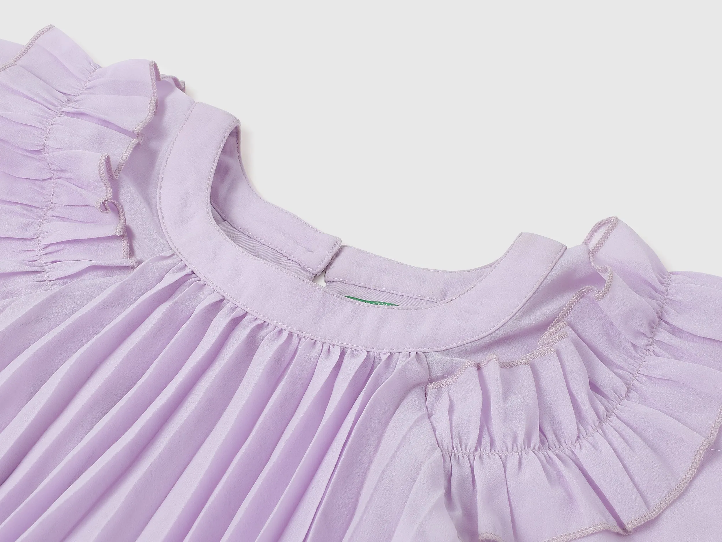Regular Fit Round Neck Solid Dresses