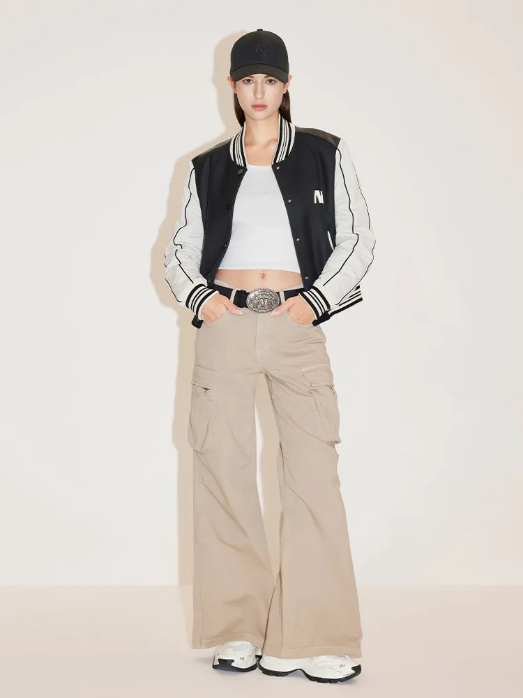 Retro Khaki Cargo Pant