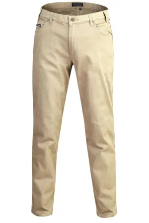 Ritemate Mens Cotton Stretch Jean - Wheat