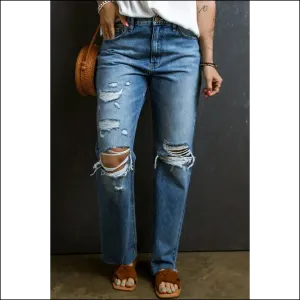 Rock Those Distressed Raw Hem Jeans and Embrace your Fashionable Chaos! 👖✨
