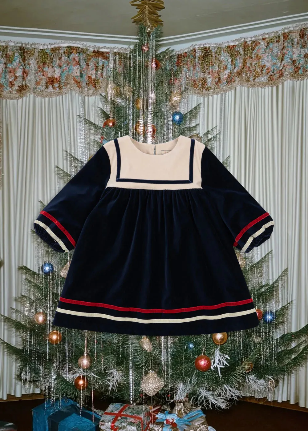 ROCKY DRESS - NAVY BLAZER