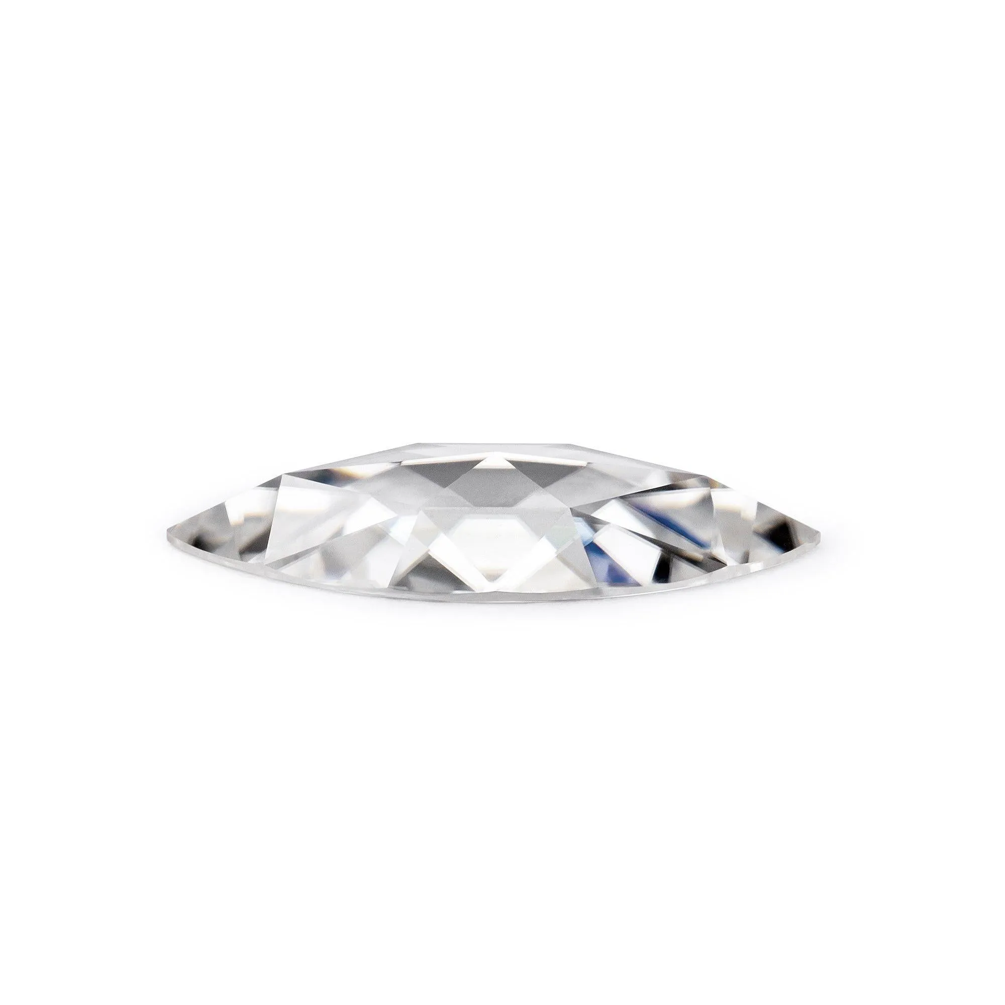 Rose Cut Marquise Forever One Charles & Colvard Loose Moissanite Stone