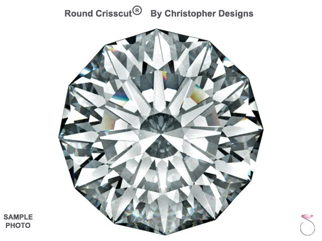 Round Crisscut Diamond AGS Certified 1.016ct J-VS2