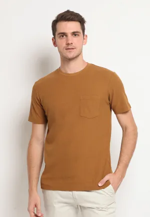 Round Neck T-Shirt With Pocket