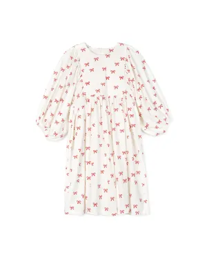 Roven - Bow Printed Dress