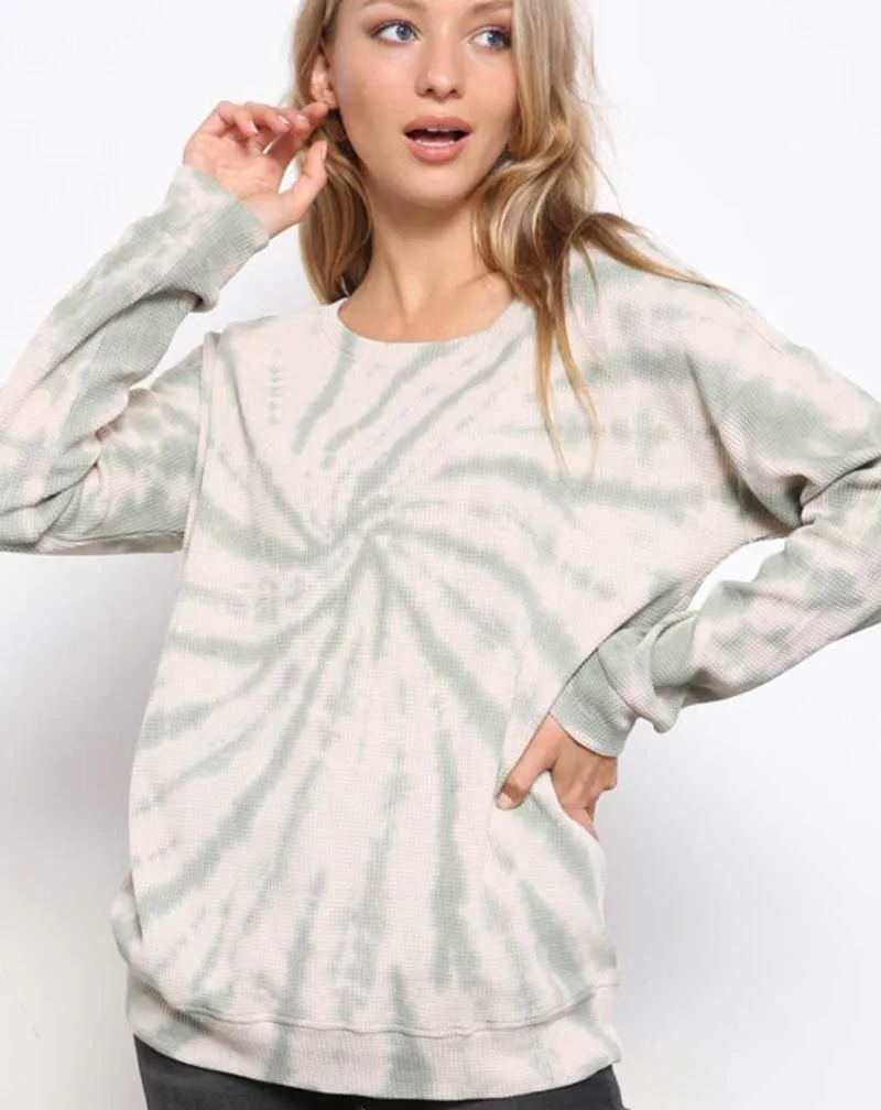 Sage Tie Dye Top