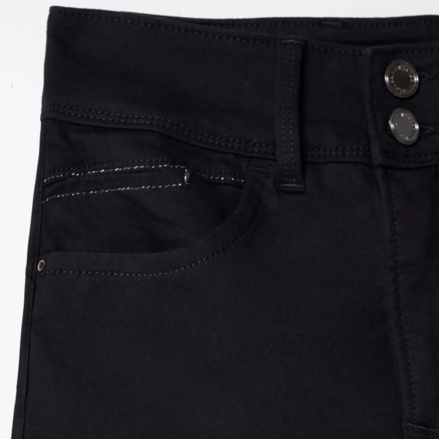 Salsa Secret Push In Straight Leg Jeans | Black