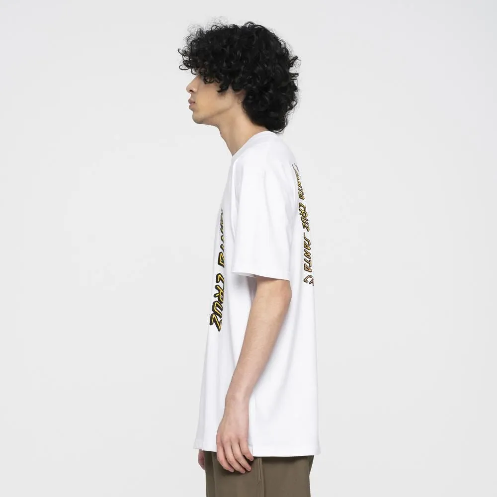 Santa Cruz T-Shirt Roskopp Break T-Shirt - White Acid Wash