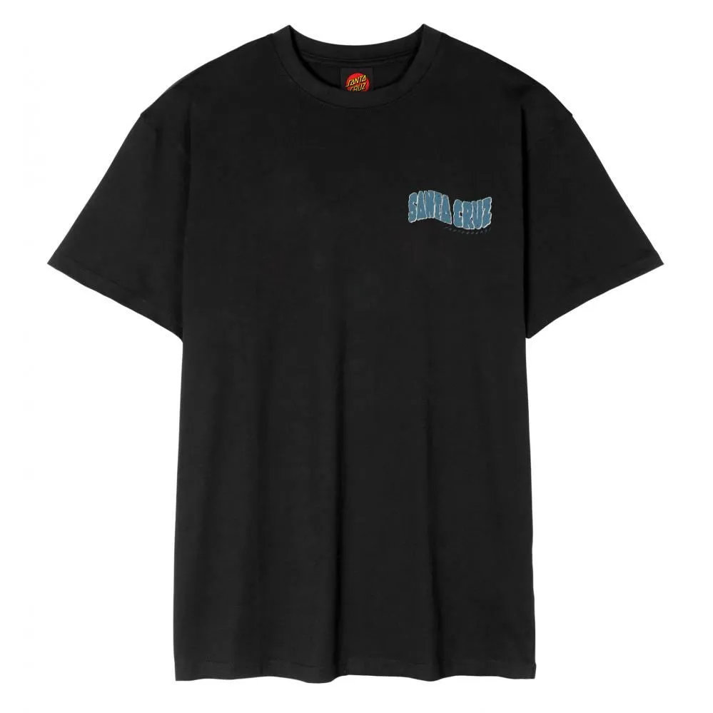 Santa Cruz T-Shirt Tiki Hand Strip T-Shirt - Black
