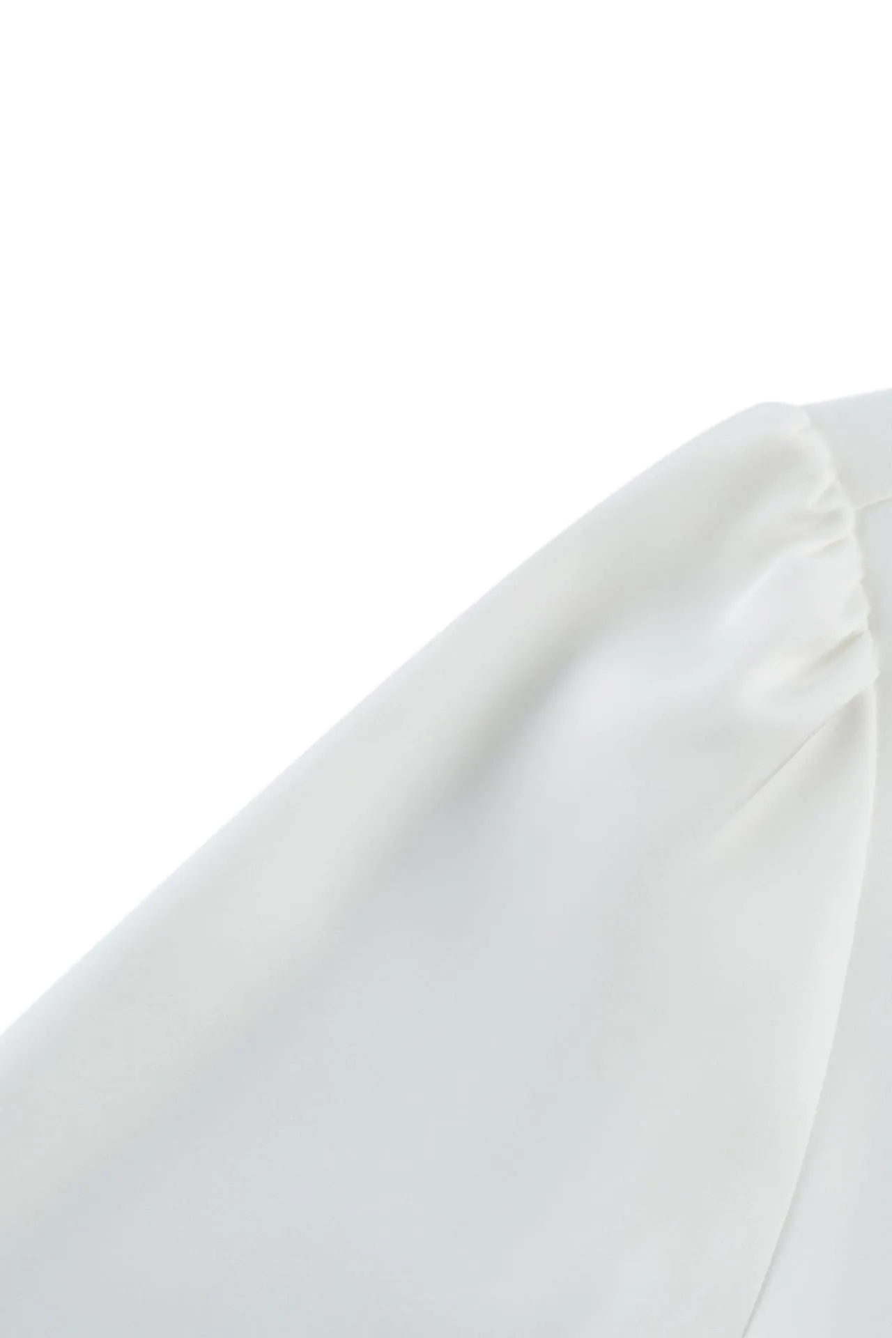 Satin Shirt Collar Blouse