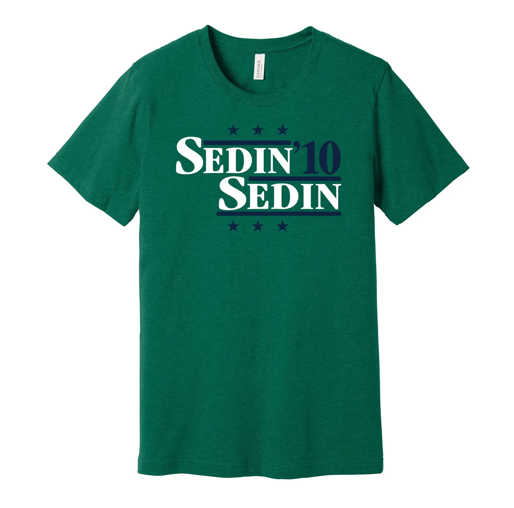 Sedin & Sedin '10 - Vancouver Hockey Legends Political Campaign Parody T-Shirt - Hyper Than Hype Shirts