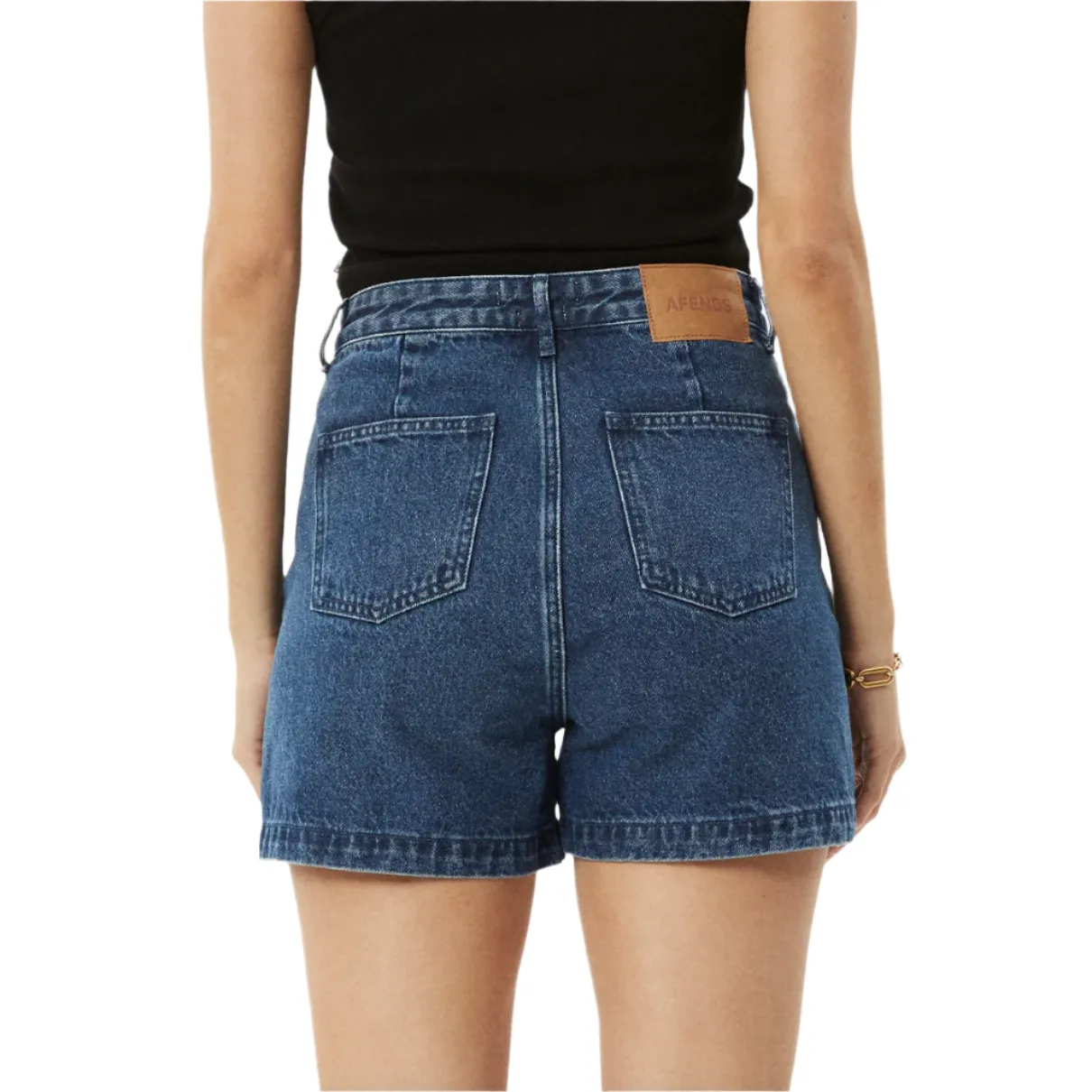 Seventy Threes Hemp Denim High Waisted Shorts