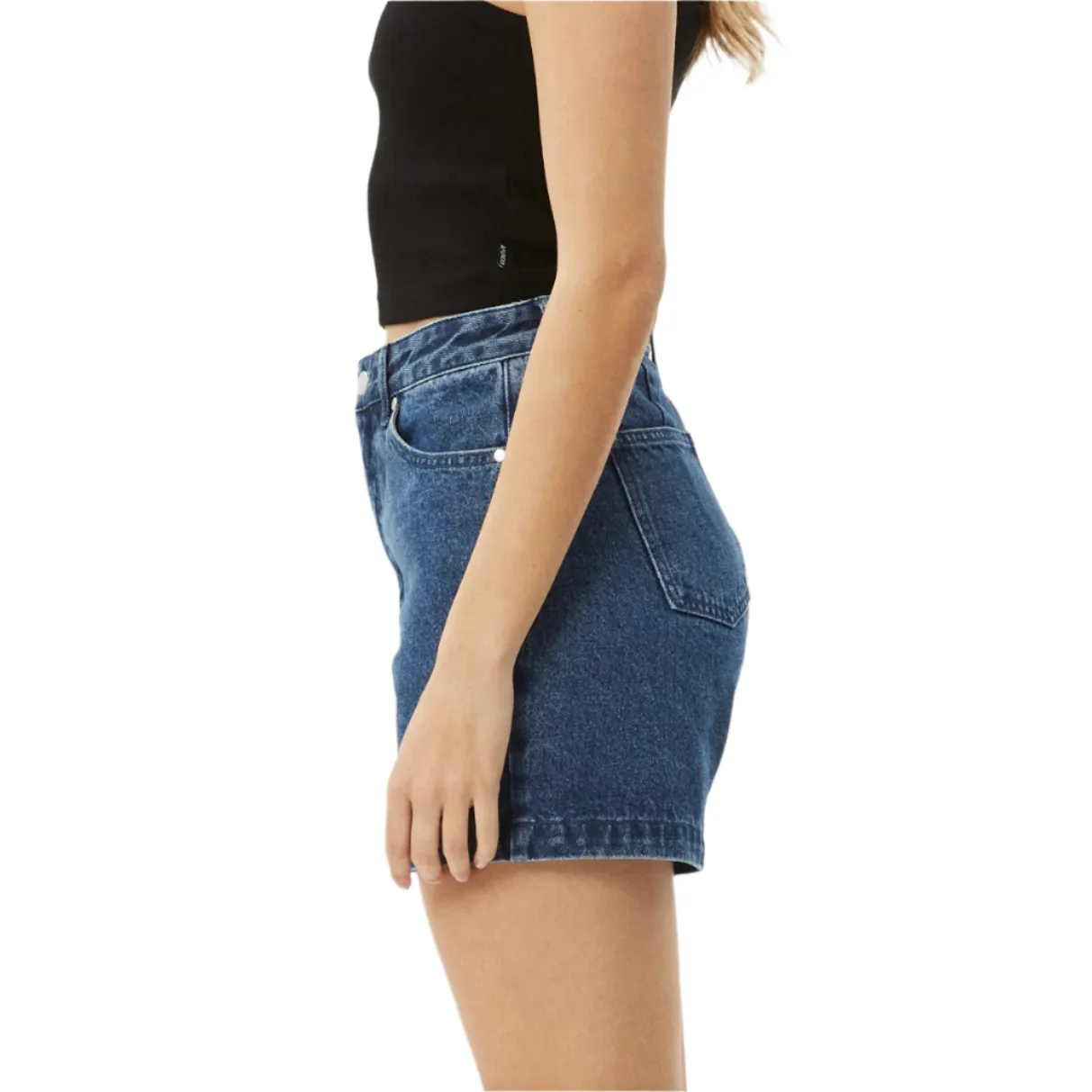 Seventy Threes Hemp Denim High Waisted Shorts