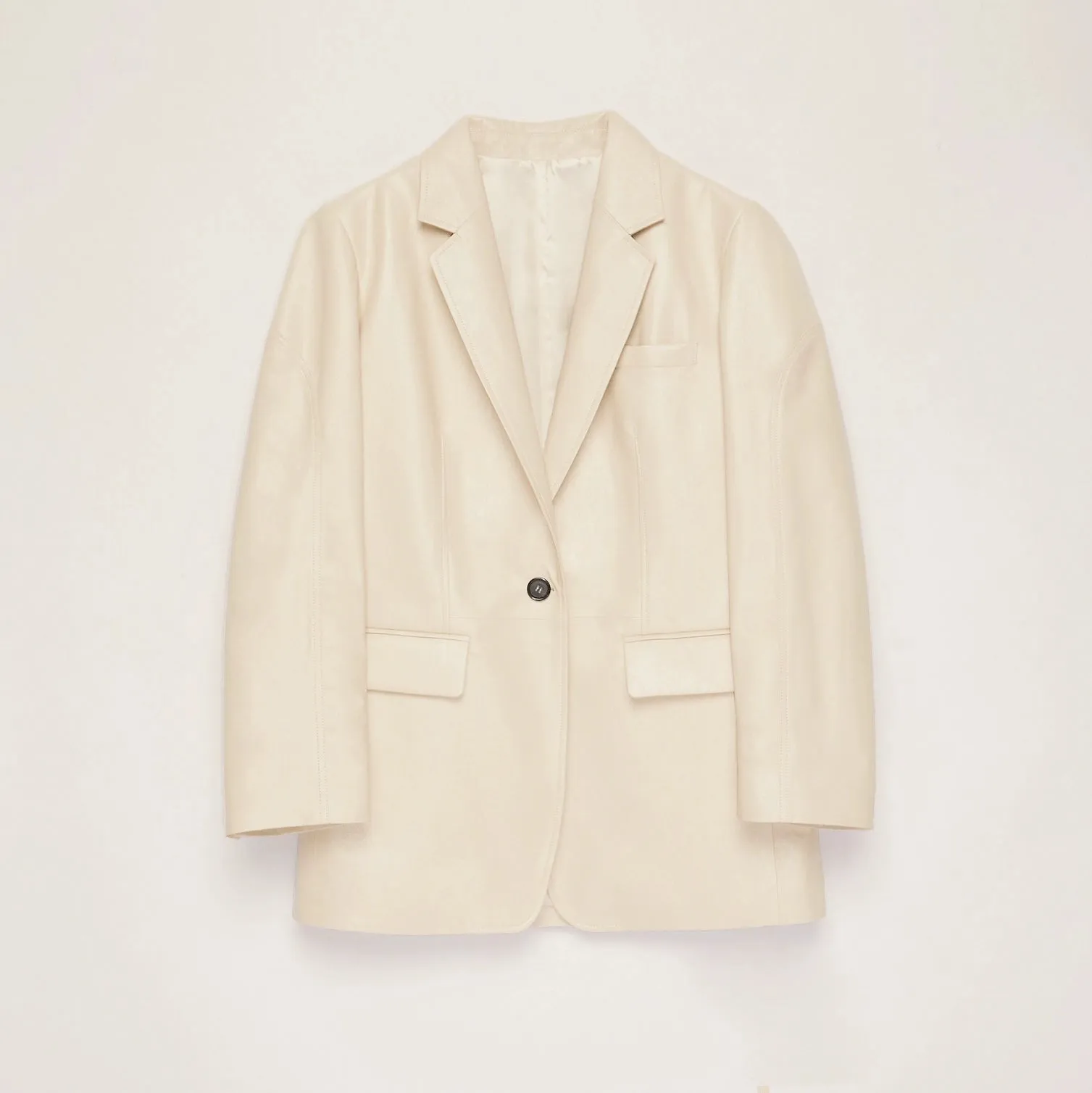 Sheepskin Leather Blazer