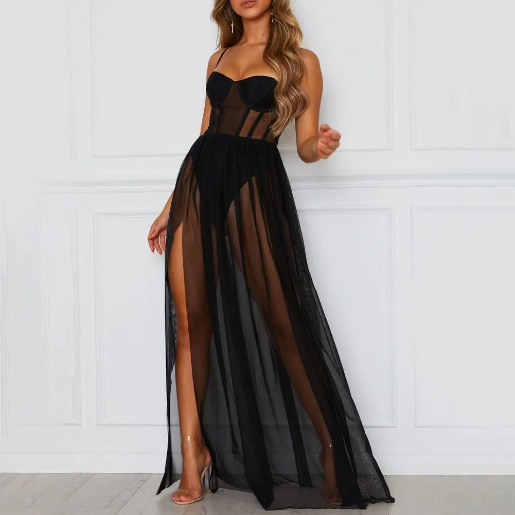 Sheer Maxi Dress