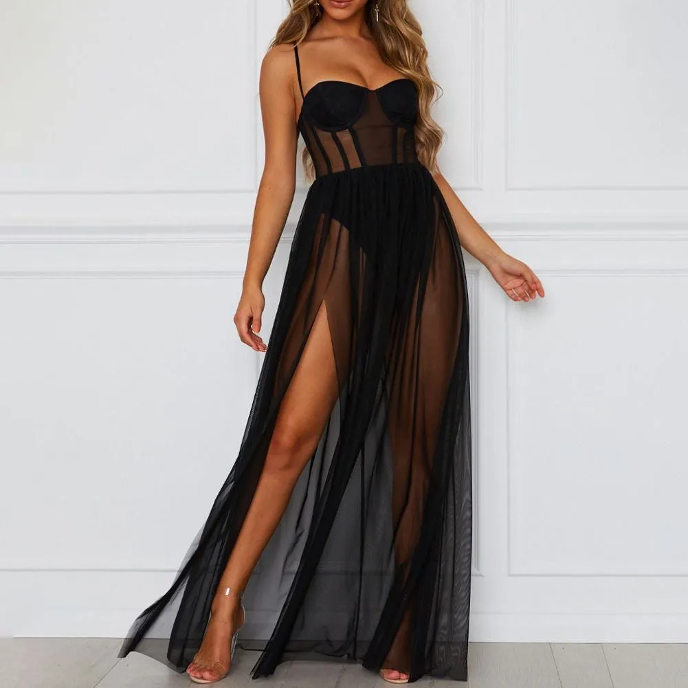 Sheer Maxi Dress