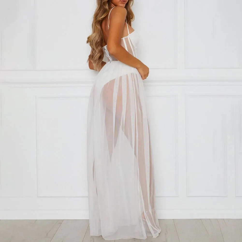 Sheer Maxi Dress