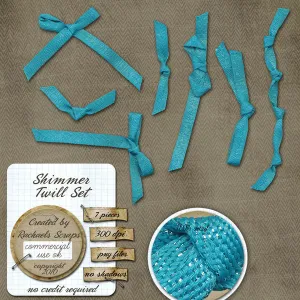 Shimmer Twill Ribbons Set