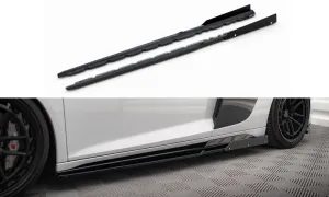 Side Skirts Diffusers  V.2  Flaps Audi R8 Mk2 Facelift