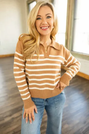 SIENNA COLLARED PULLOVER