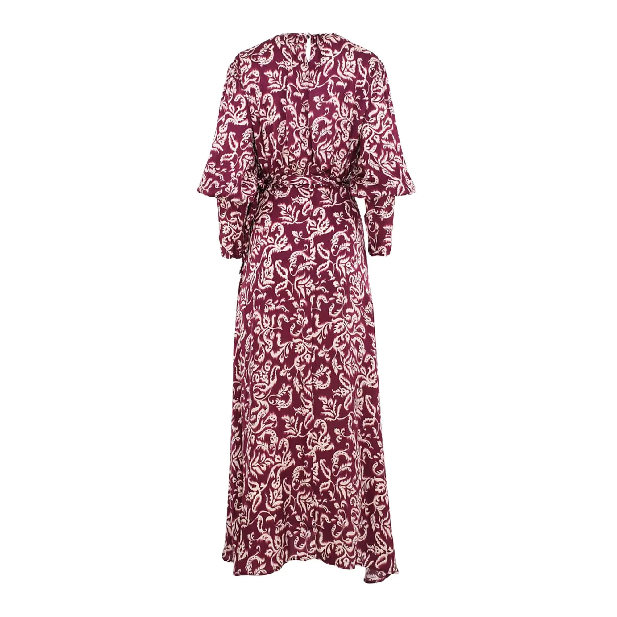 Simona Corsellini Baroque-pattern Long Sleeves Gown