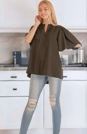 SIMPLE ELEGANCE BLOUSE (black)