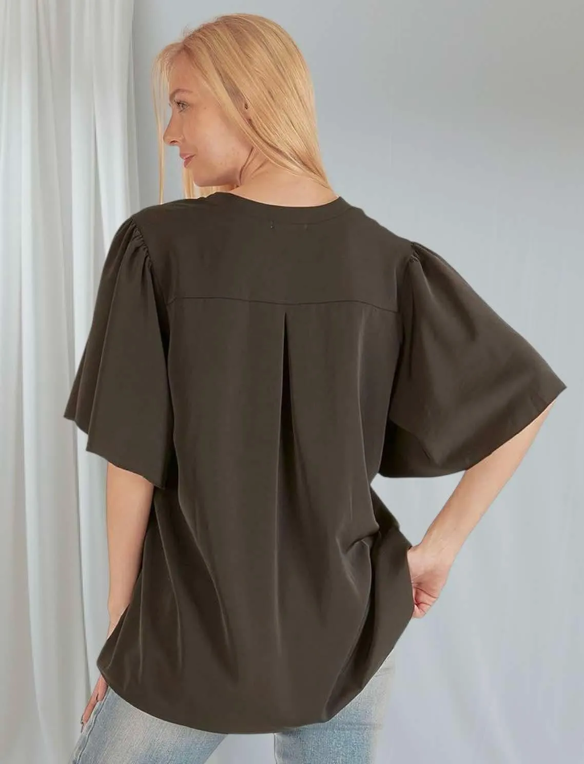 SIMPLE ELEGANCE BLOUSE (black)