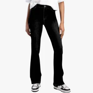 Sissy Boy Mid Waist Bootleg Jean Black
