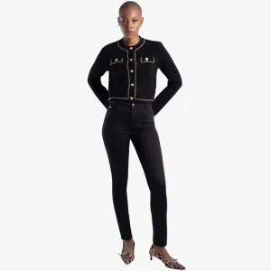 Sissy Boy Mid Waist Skinny Jean Black