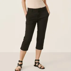 Soffie 3/4 Casual Pant - Black
