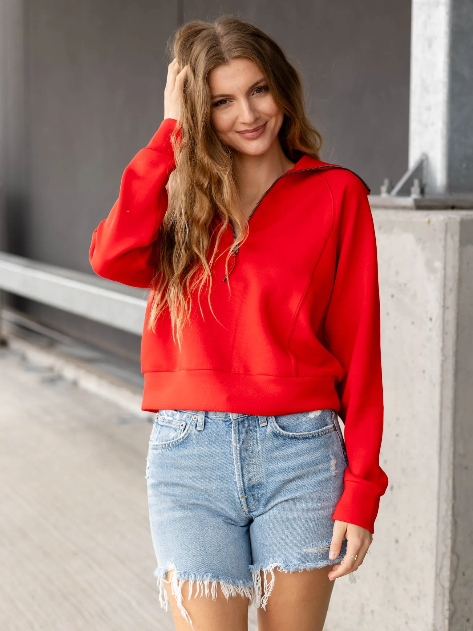 Spanx Air Essentials Half Zip