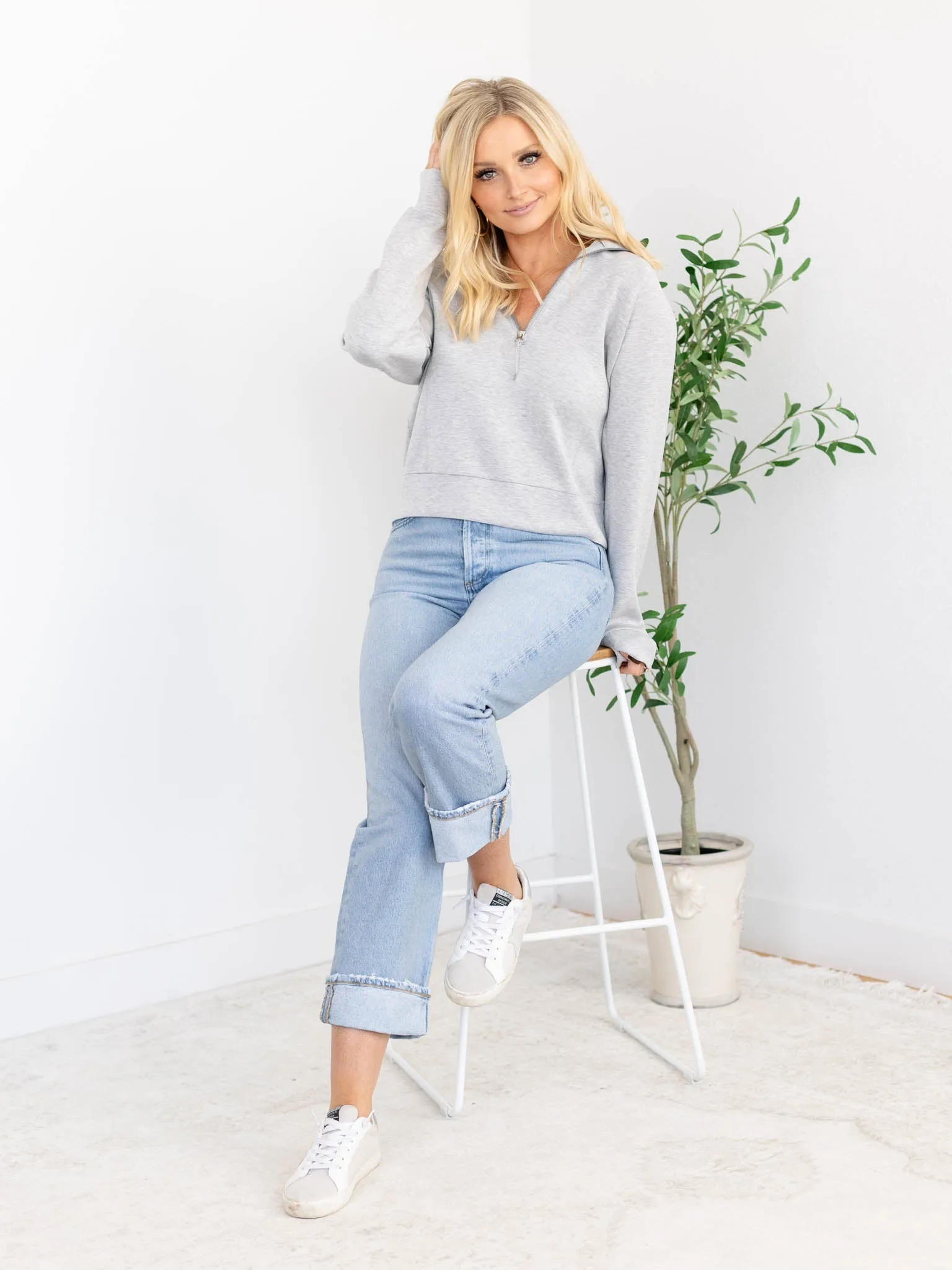 Spanx Air Essentials Half Zip