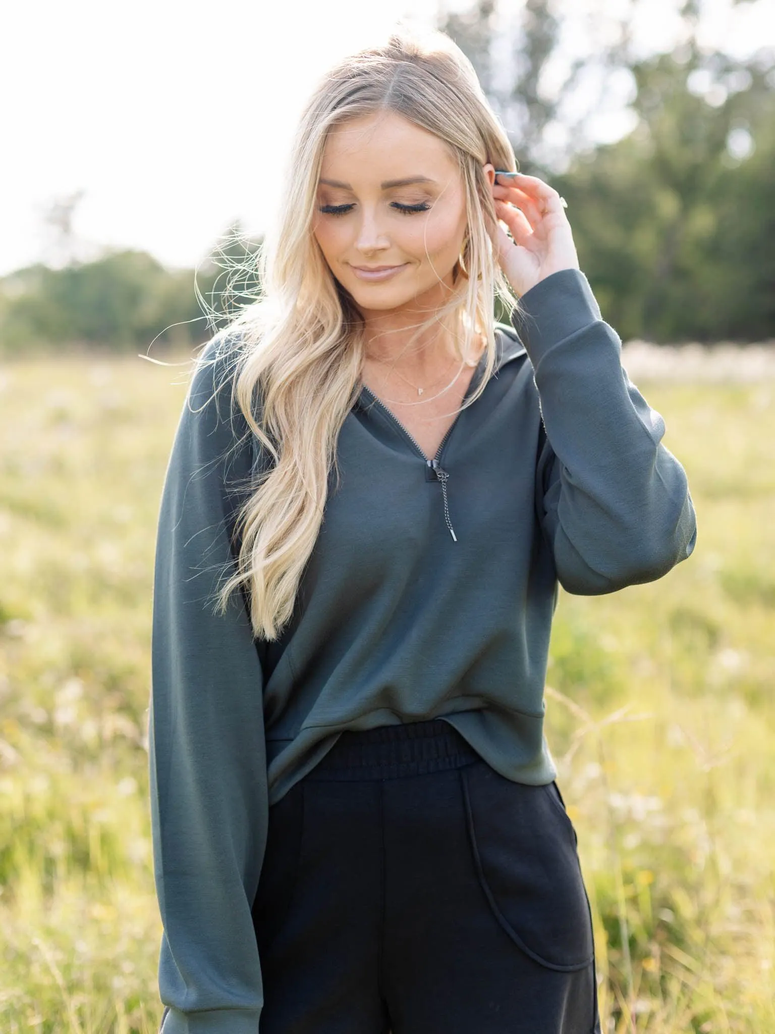 Spanx Air Essentials Half Zip