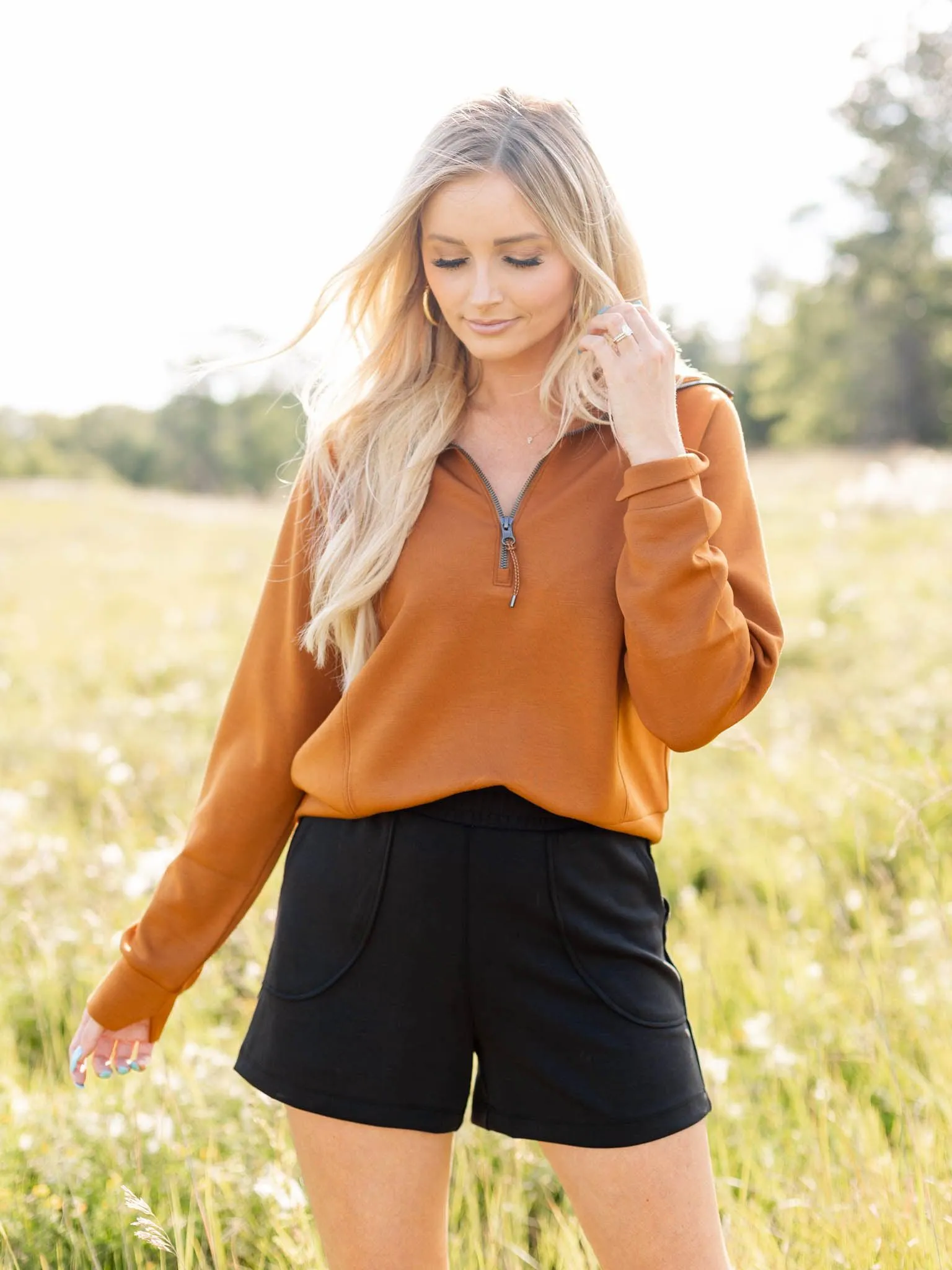 Spanx Air Essentials Half Zip