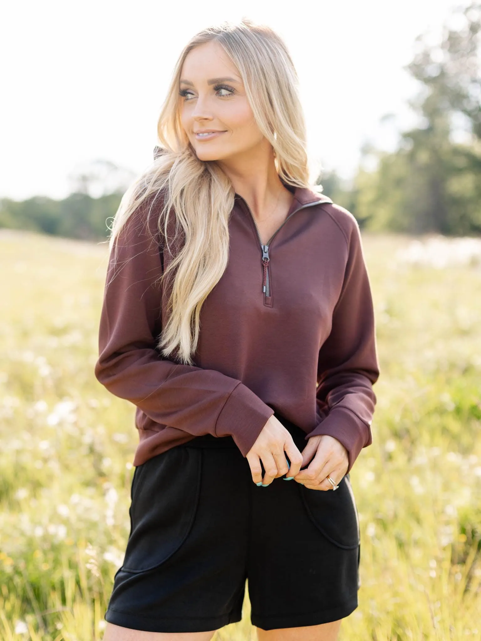 Spanx Air Essentials Half Zip