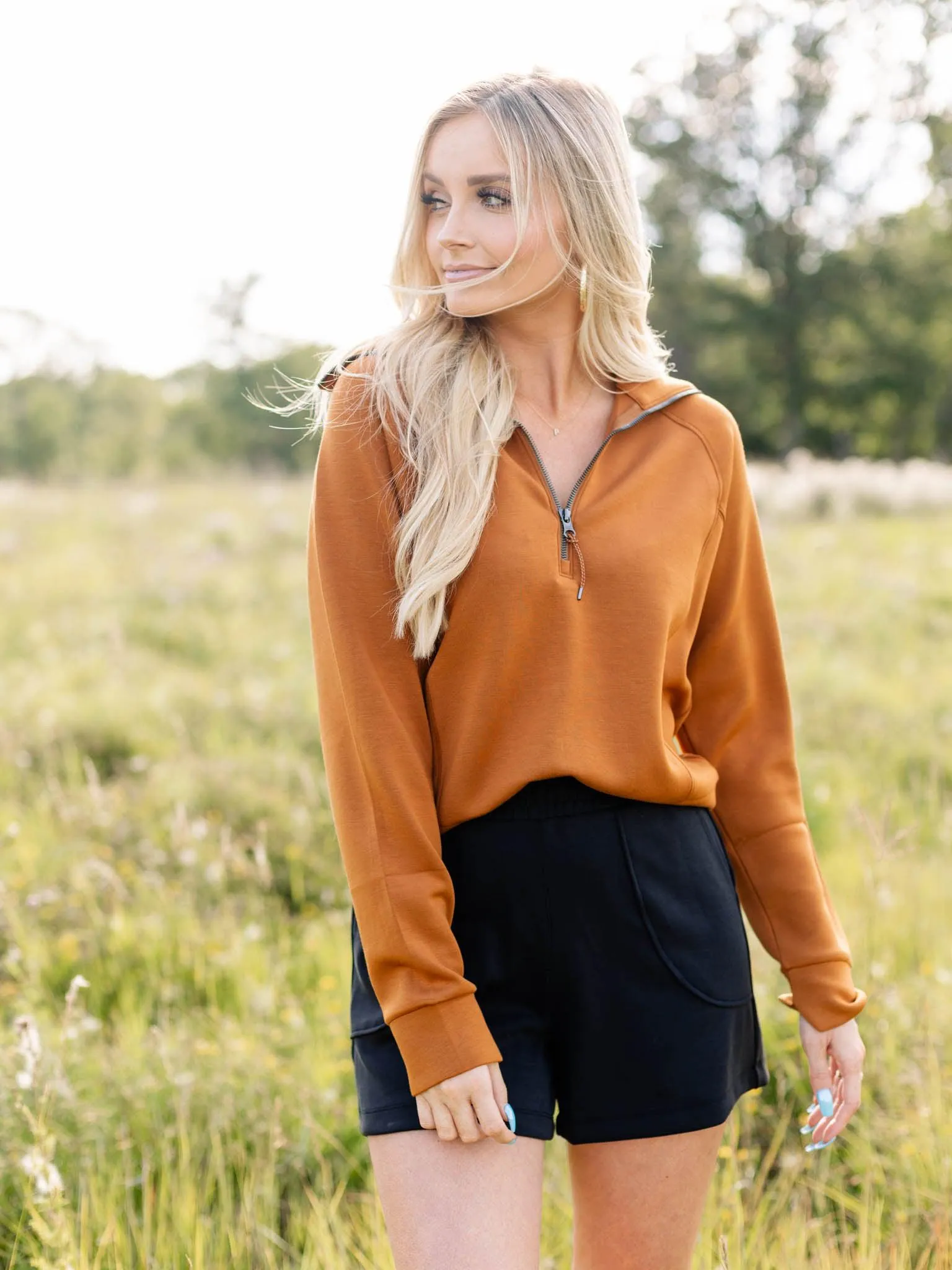 Spanx Air Essentials Half Zip