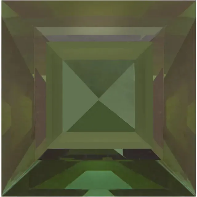 Square Green Tourmaline Natural Gemstones