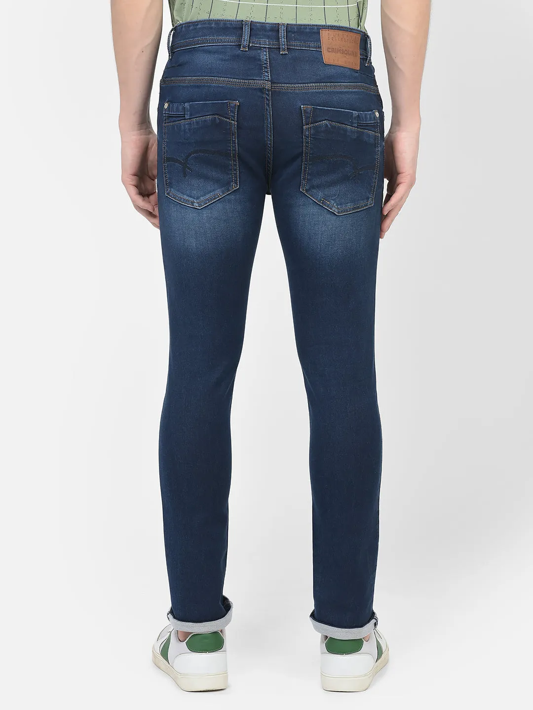 Stone-Washed Blue Jeans