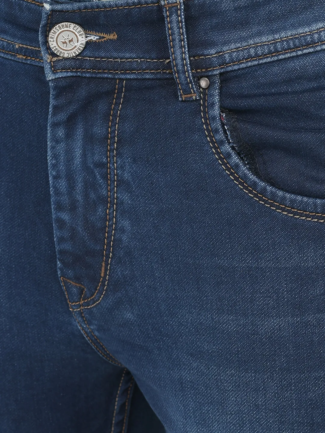 Stone-Washed Blue Jeans