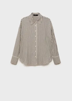 Striped textured shirt