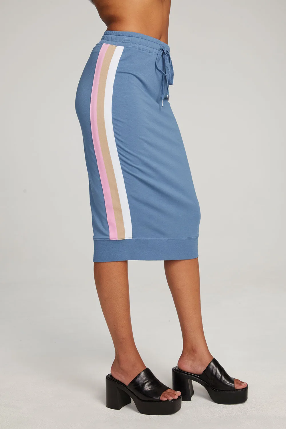 Sundance Vintage Blue Midi Skirt
