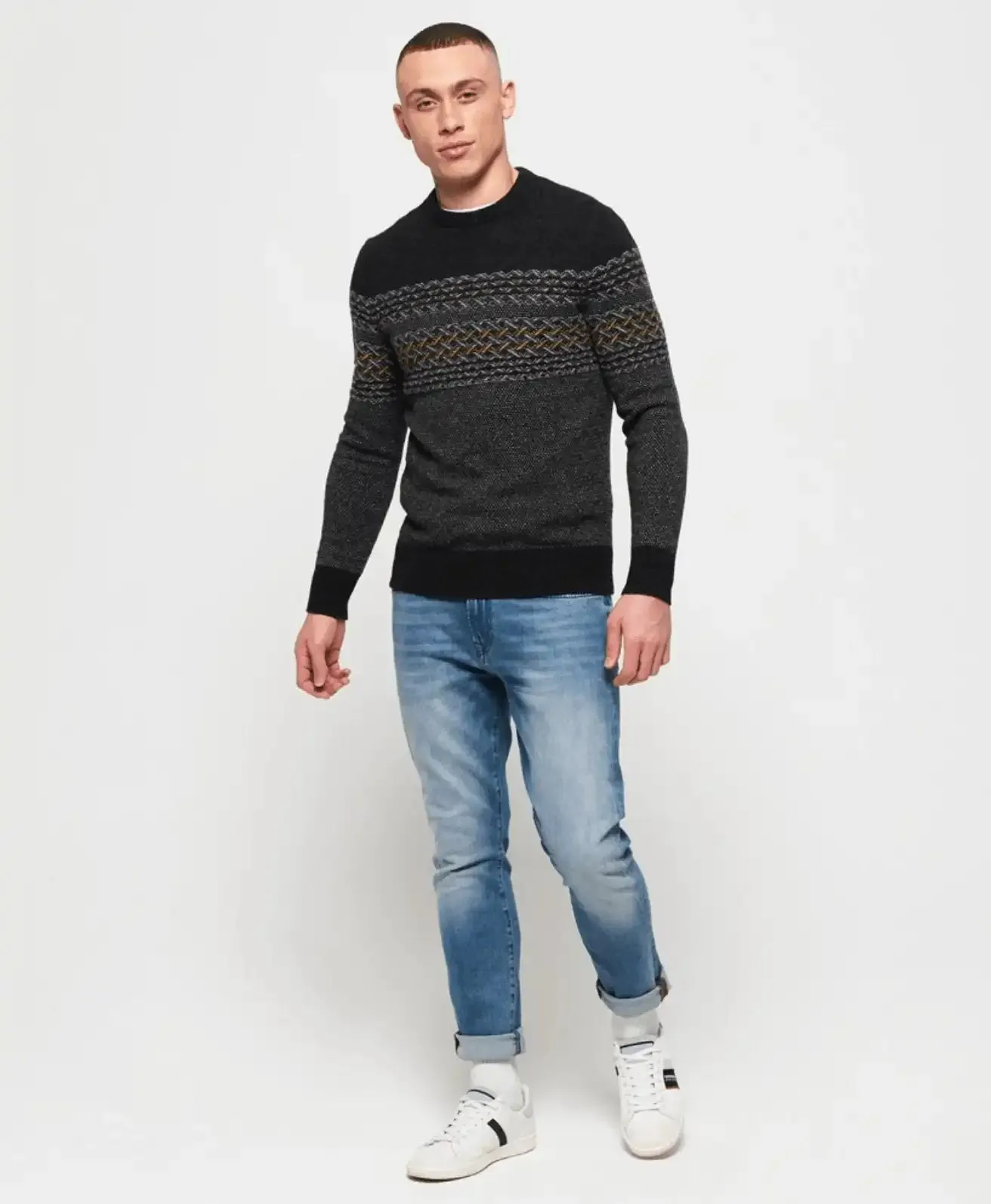 Superdry - Tyler Slim Jeans - Tunstall Mid Blue