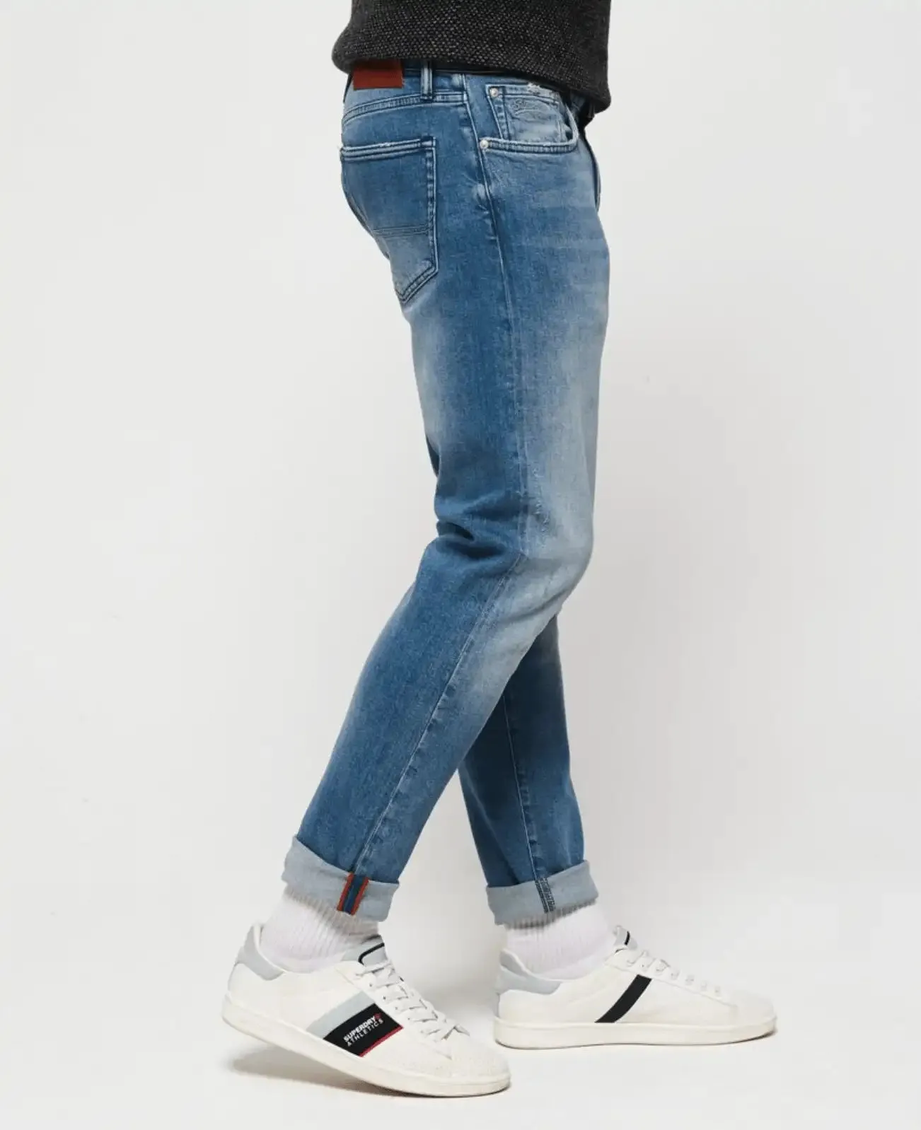 Superdry - Tyler Slim Jeans - Tunstall Mid Blue