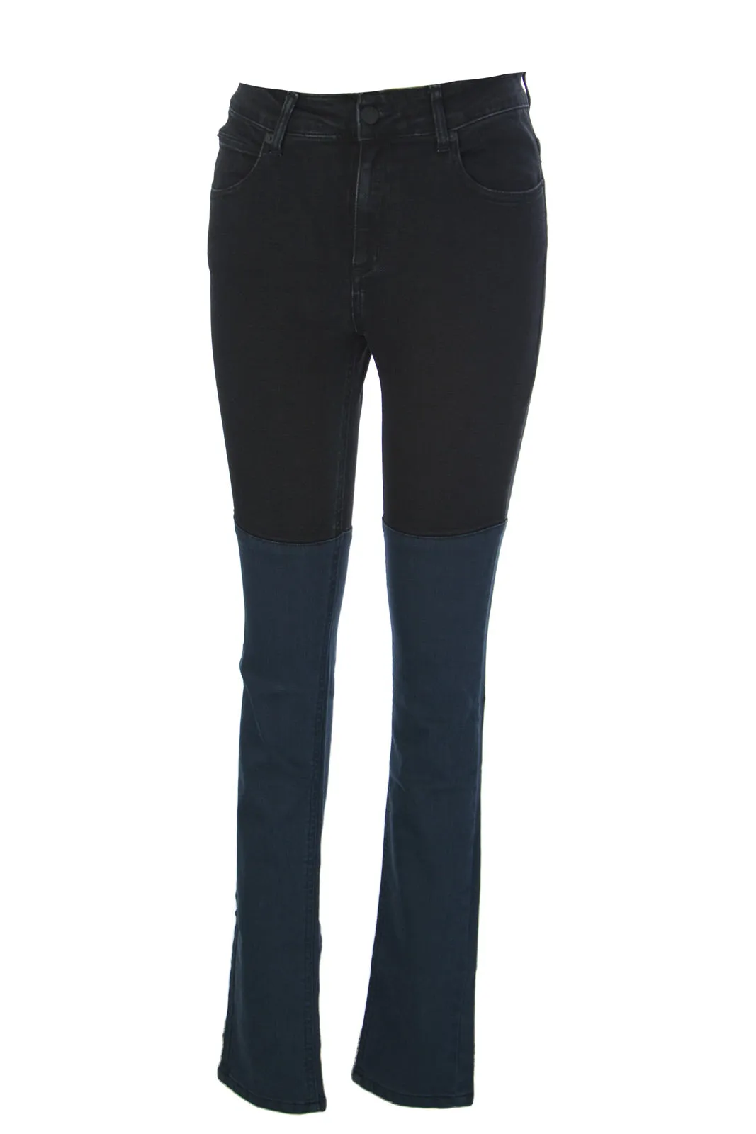 SURFACE TO AIR Women's Black   Blue Horizontal Super Skinny Jeans $245 NEW