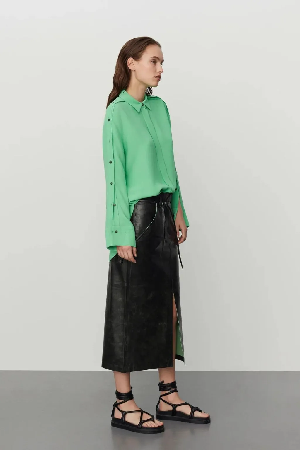 Sylvie Blouse Bright Green