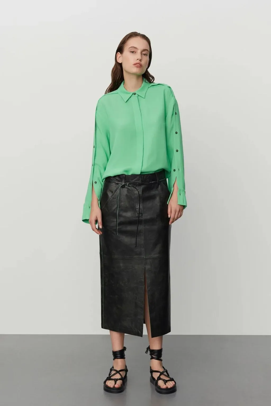 Sylvie Blouse Bright Green